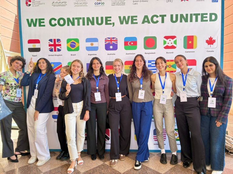 CSEI Student Assistant Participates in COP30 Simulation